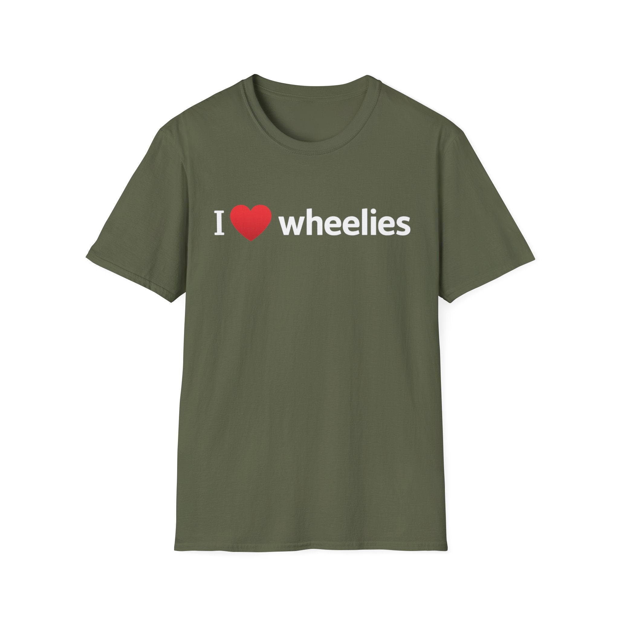 I  Wheelies T-Shirt — Funny Motorcycle & BMX Wheelie Tee