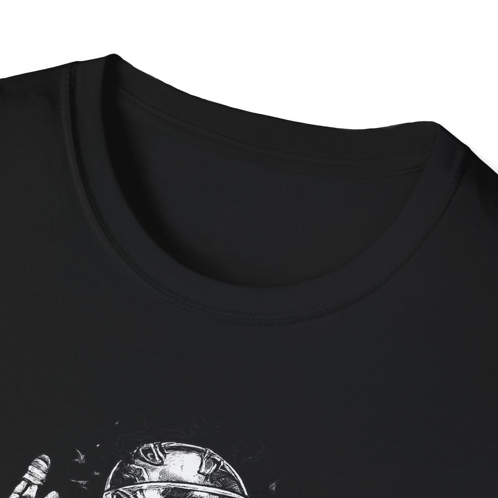 Skeleton Biker T-Shirt — "5% Truck Day 95% Day Off" Vintage Moto Tee