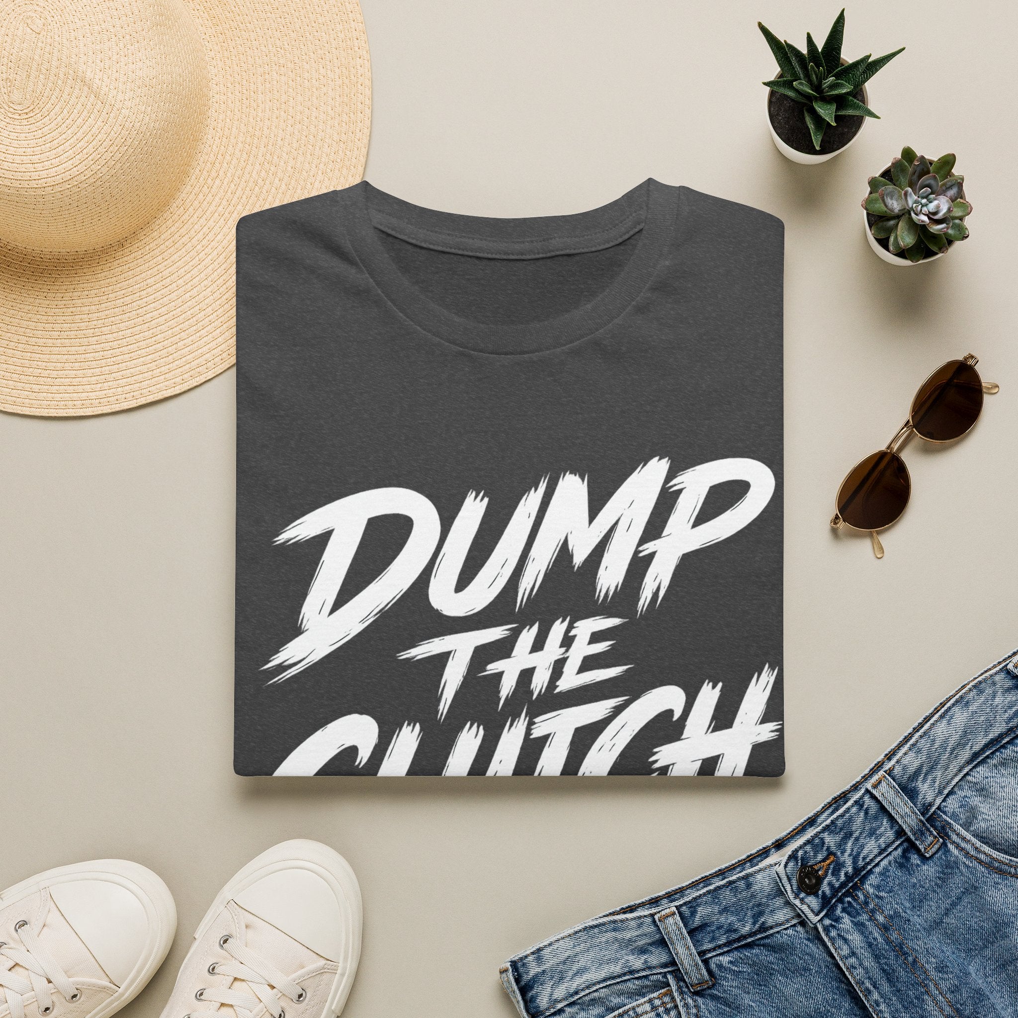 Dump the Clutch T-Shirt — Bold Motorcycle Racing Graphic Tee