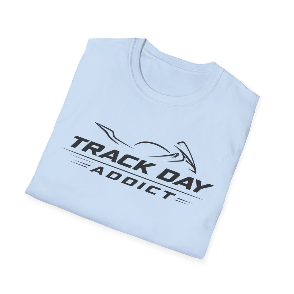 Track Day Addict T-Shirt — Racing Graphic Tee for Motorsport Enthusiasts