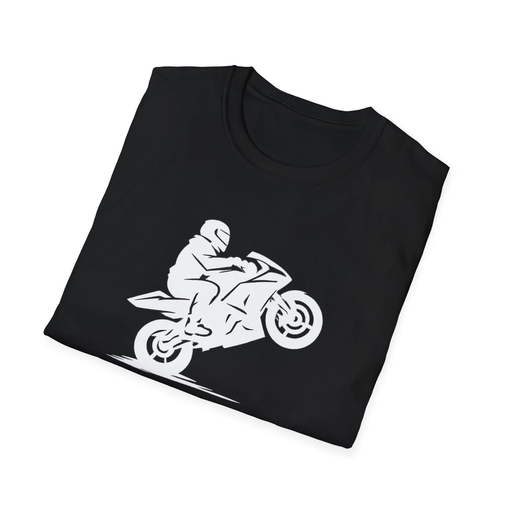 Motorcycle T-Shirt — "Wheelie Master" Front & "If You Can Read This... I Am Probably Doing a Wheelie" Back