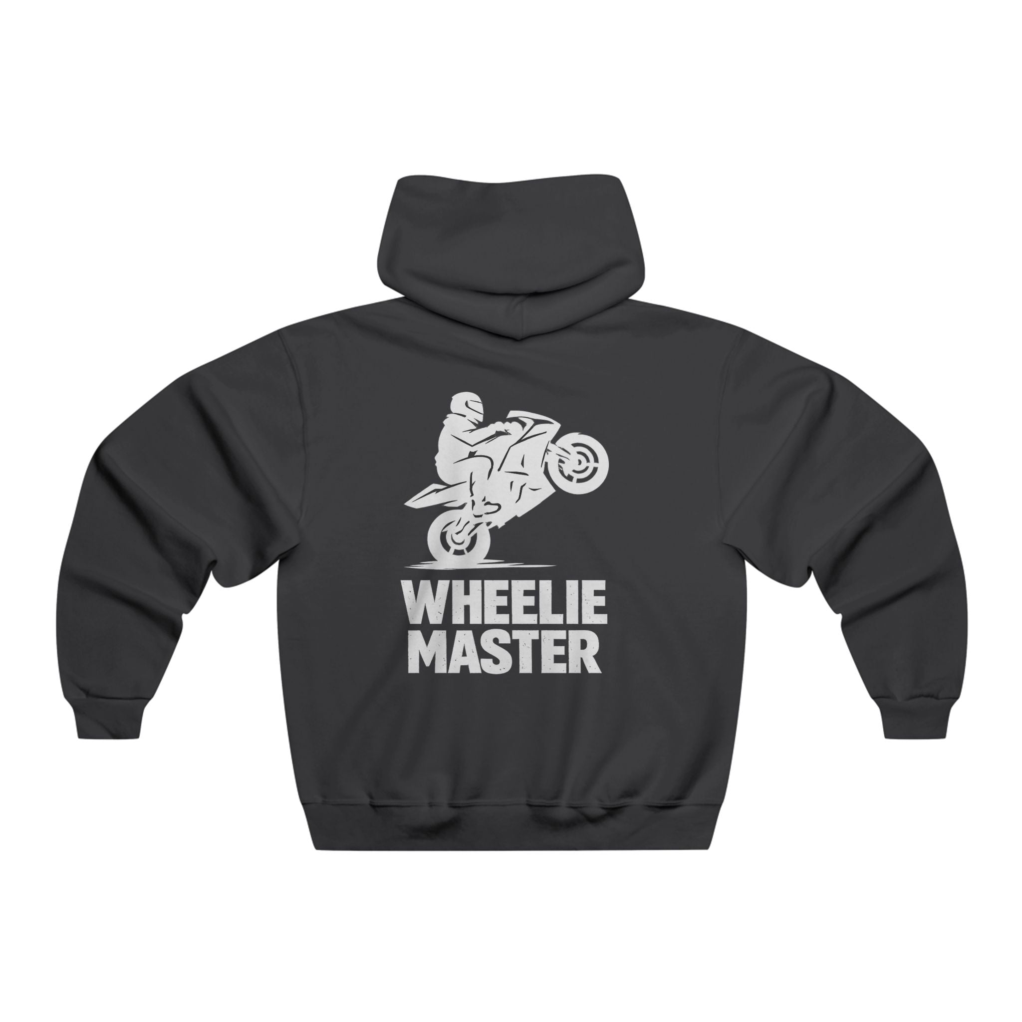 Wheelie Master Biker Graphic Hoodie Bike Sweater