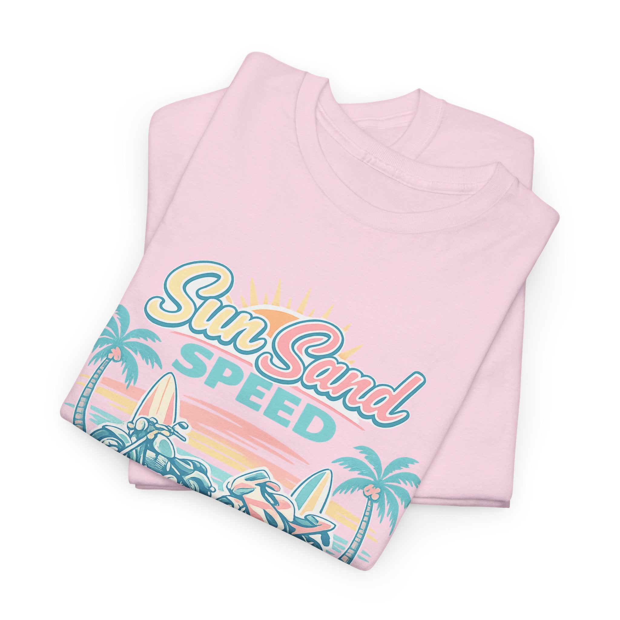 Sun, Sand & Speed Myrtle Beach T-Shirt — Vintage Beach Racer Tee