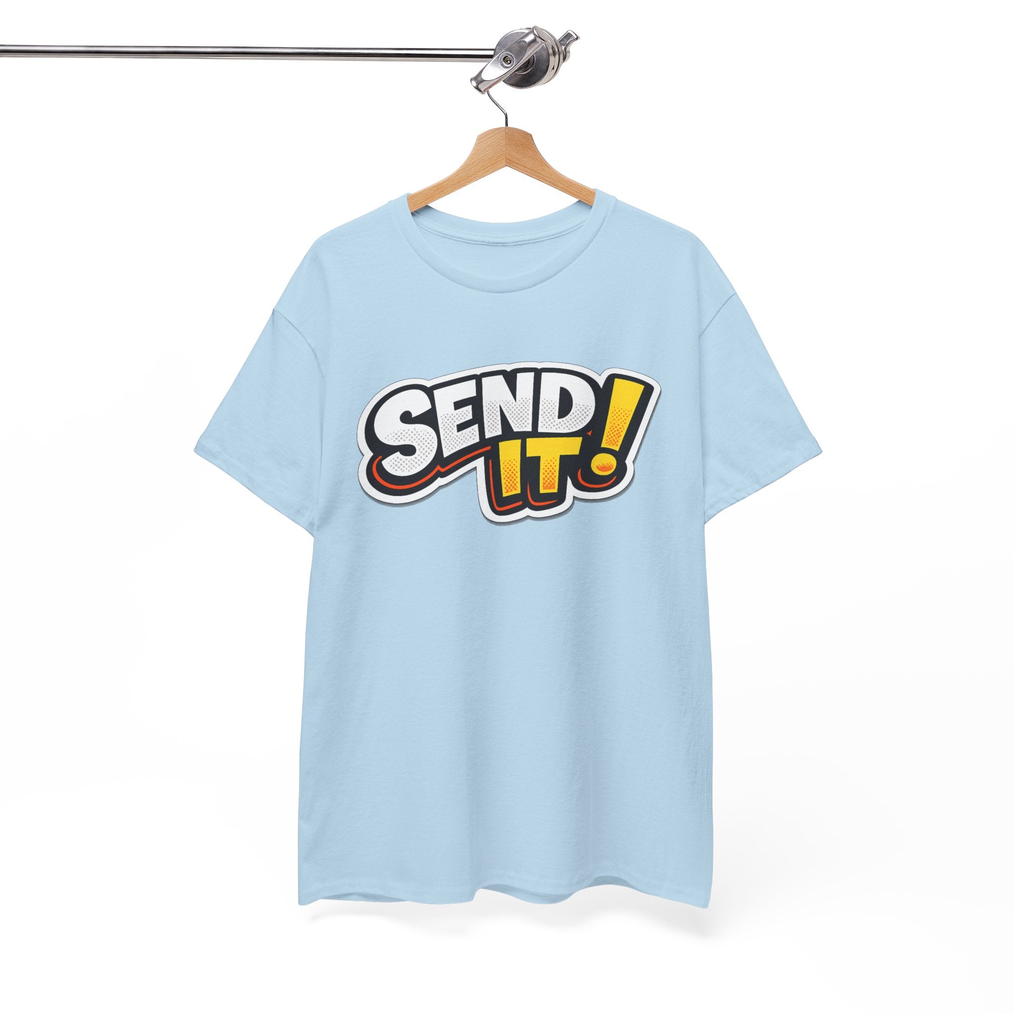Send It! Graphic Tee — Bold Retro Motocross / Action Sports Shirt