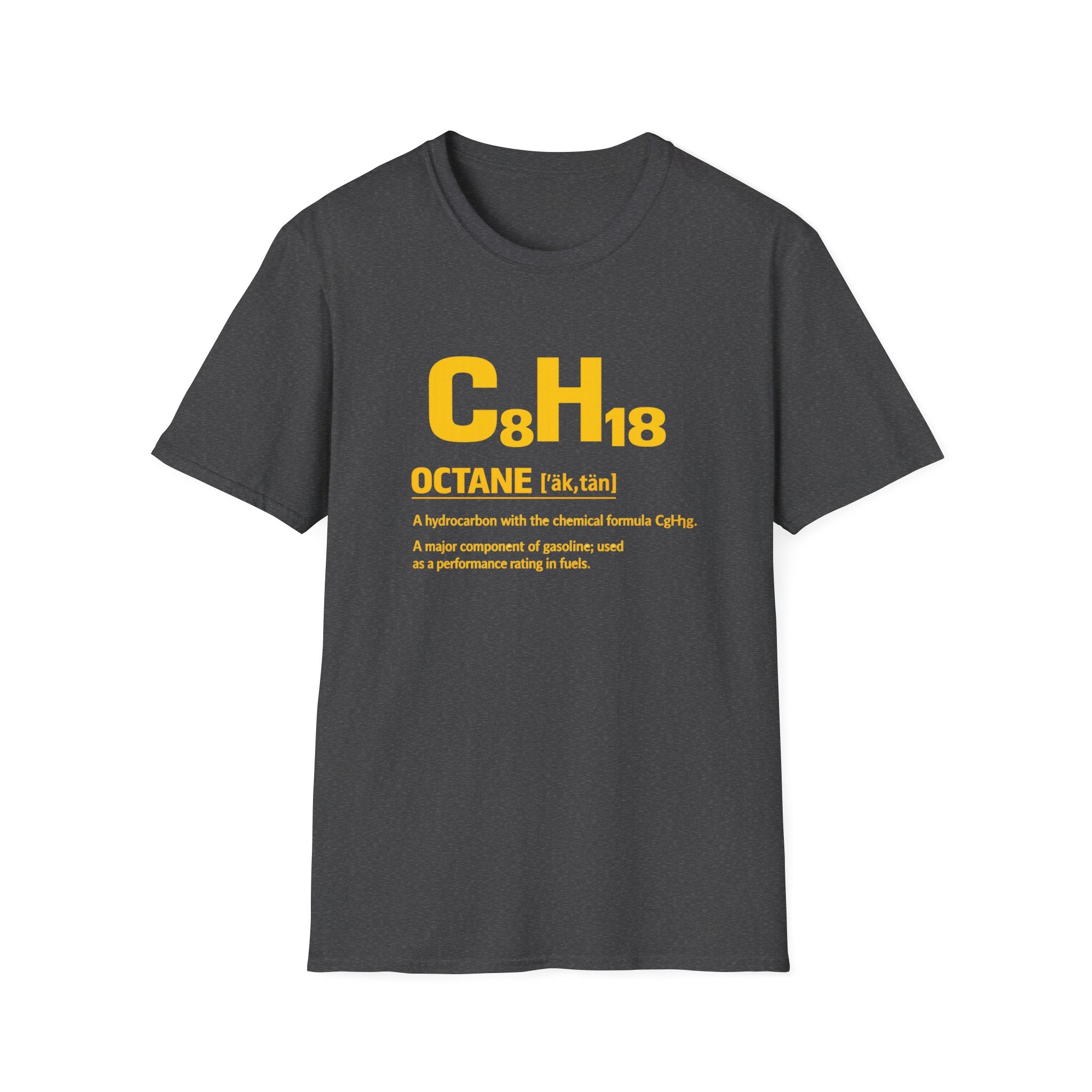 Octane C&H18 Chemistry T-Shirt — Fuel Science Graphic Tee