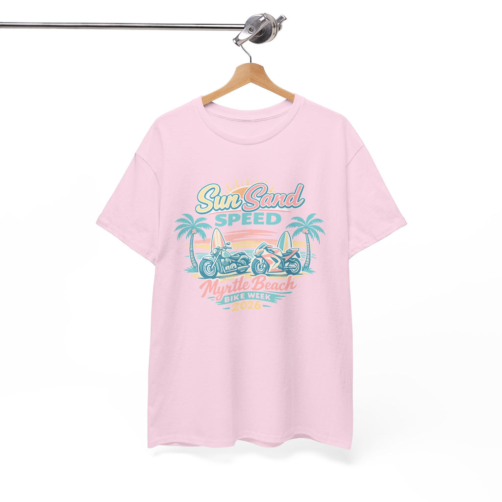 Sun, Sand & Speed Myrtle Beach T-Shirt — Vintage Beach Racer Tee