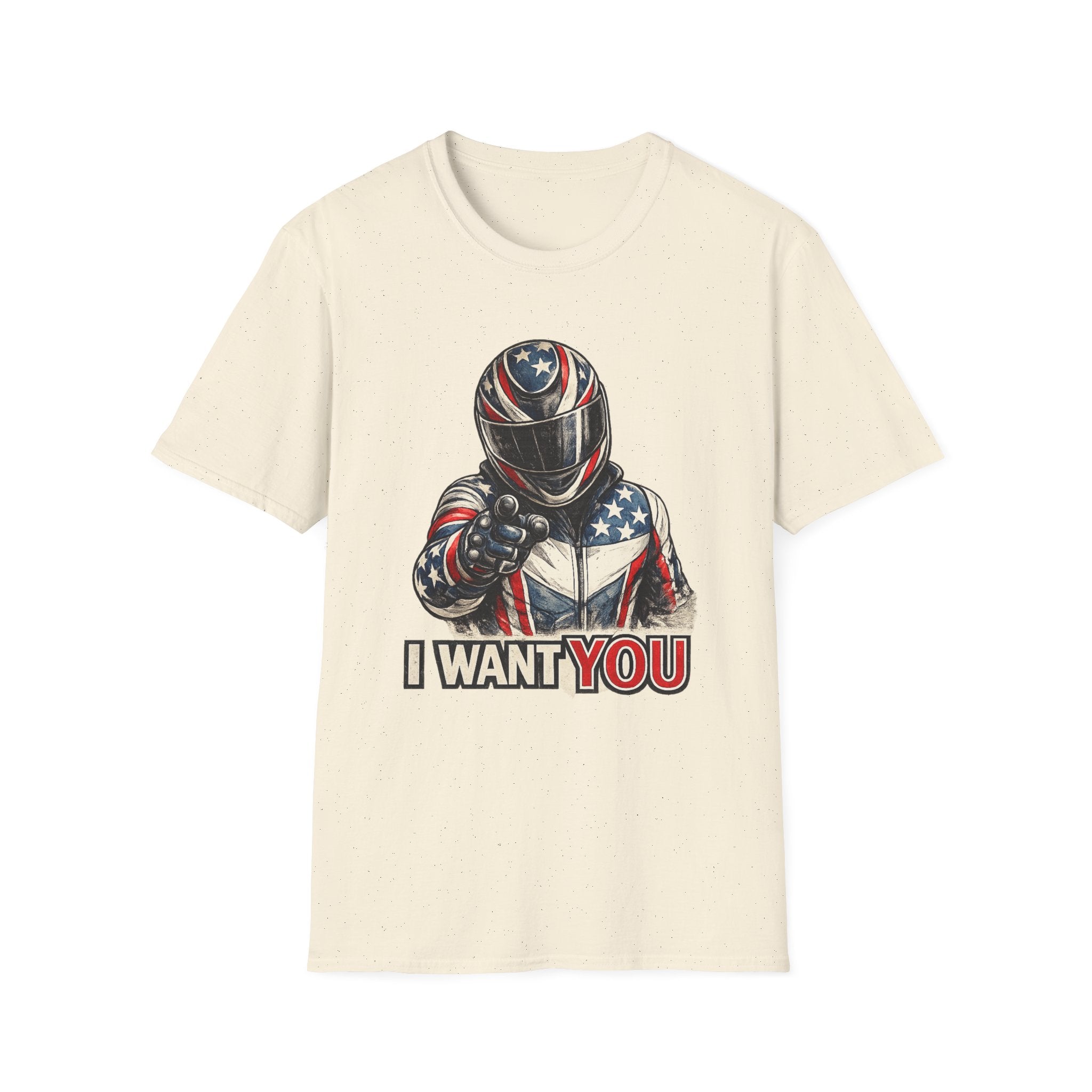 Patriotic Biker "I Want You" T-Shirt
