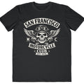 San Francisco Motorcycle Club Skull Tee — Vintage Biker Graphic T-Shirt