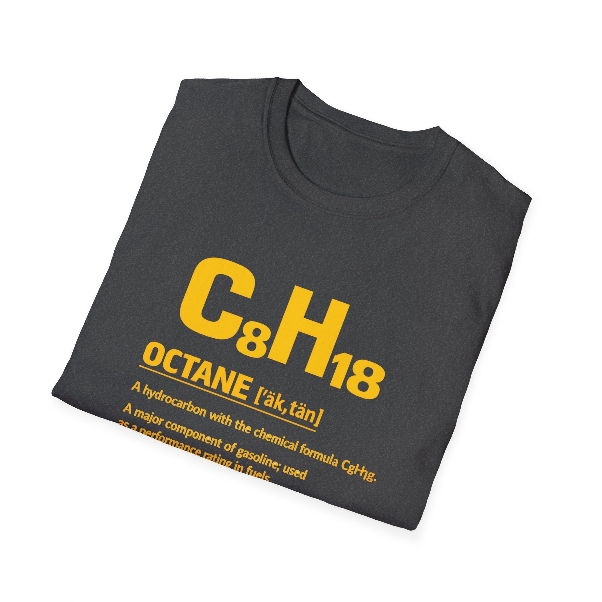 Octane C&H18 Chemistry T-Shirt — Fuel Science Graphic Tee