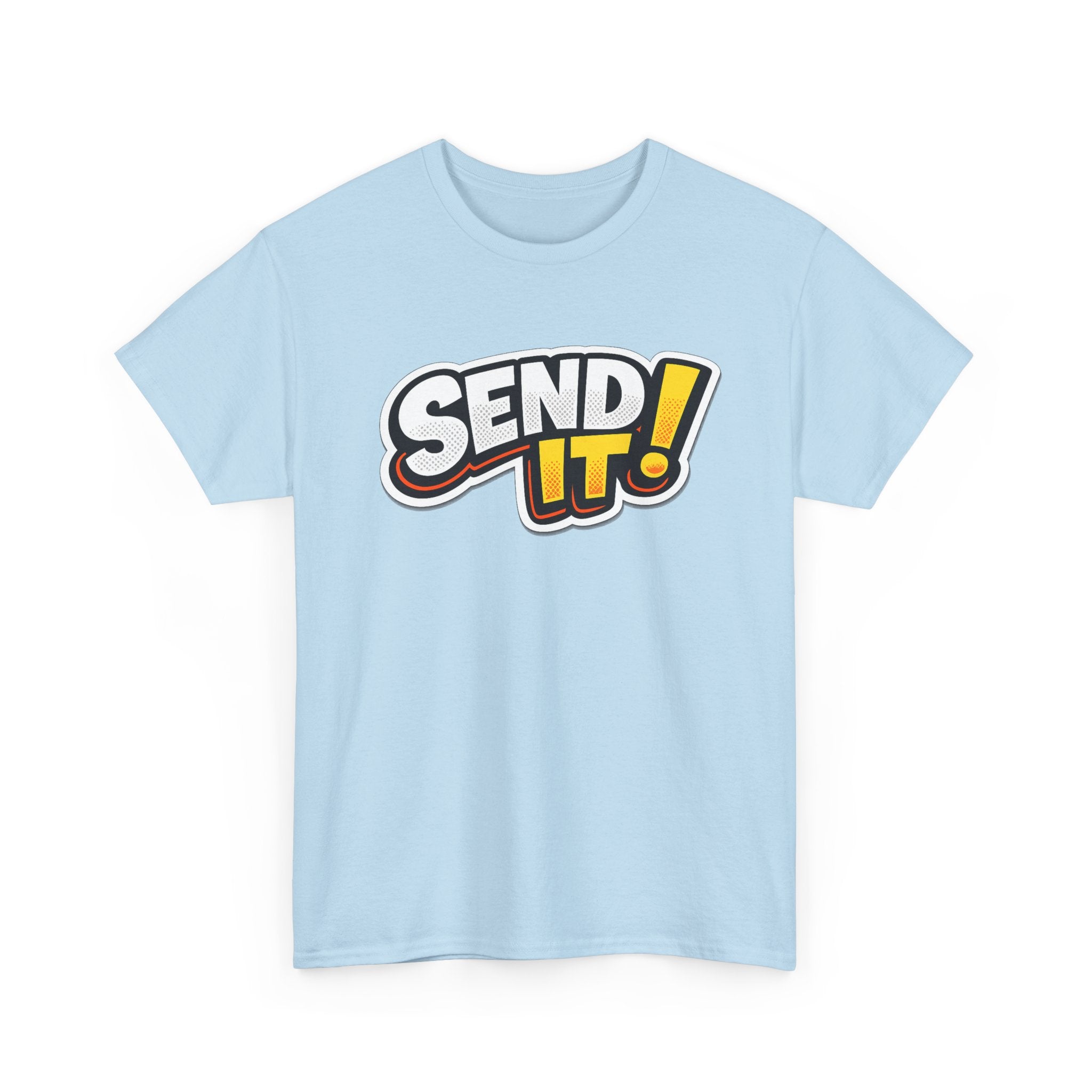Send It! Graphic Tee — Bold Retro Motocross / Action Sports Shirt