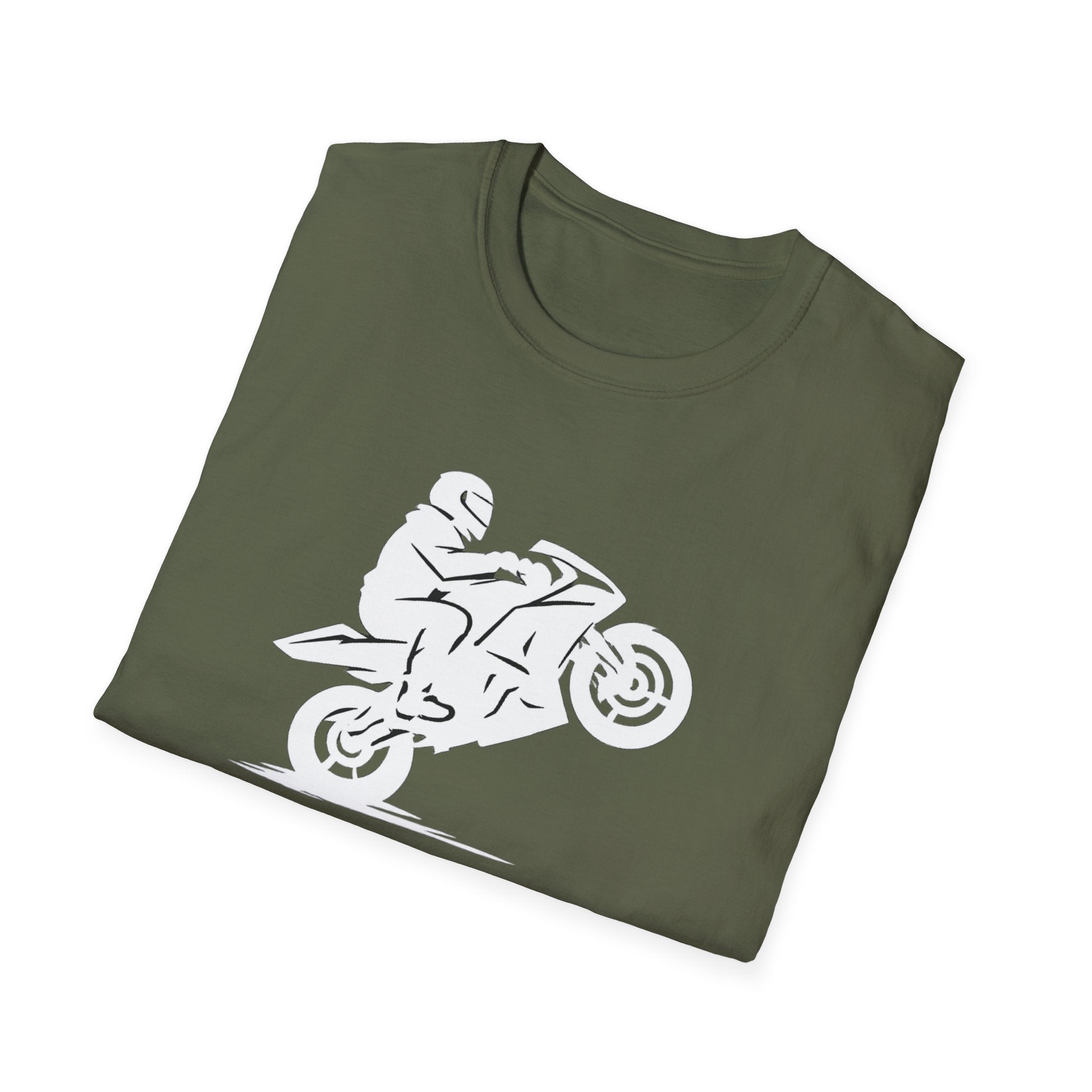 Motorcycle T-Shirt — "Wheelie Master" Front & "If You Can Read This... I Am Probably Doing a Wheelie" Back