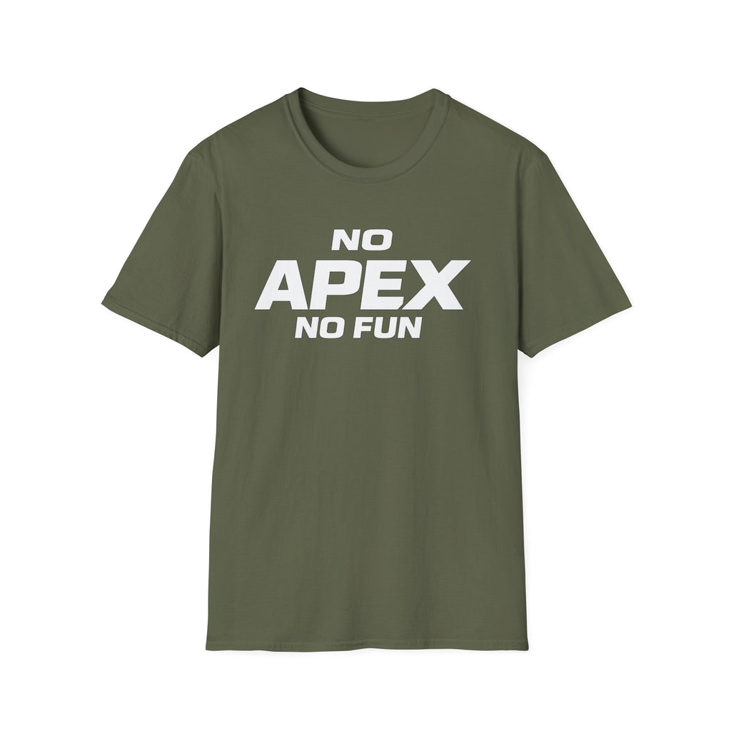 No Apex No Fun T-Shirt — Gamer Meme Graphic Tee for Apex Legends Fans