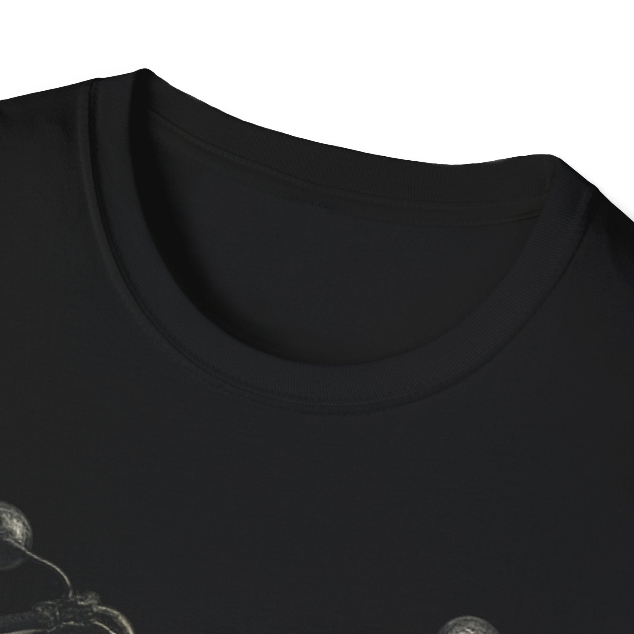 Motorcycle Front View T-Shirt — Vintage Bike Headlight Graphic