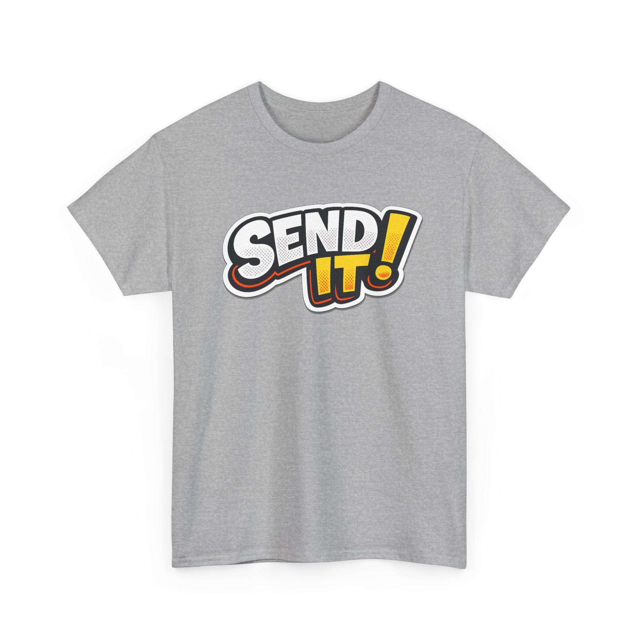 Send It! Graphic Tee — Bold Retro Motocross / Action Sports Shirt