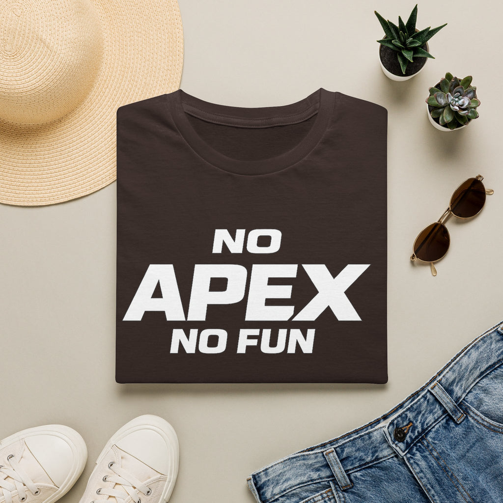 No Apex No Fun T-Shirt — Gamer Meme Graphic Tee for Apex Legends Fans