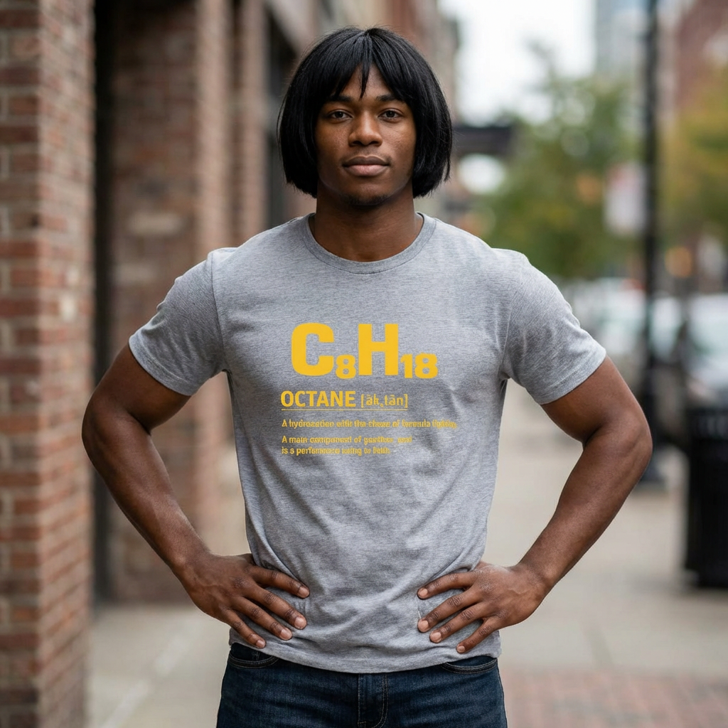 Octane C&H18 Chemistry T-Shirt — Fuel Science Graphic Tee