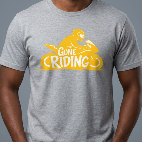 Gone Riding Biker Tee