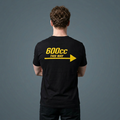 600cc This Way T‑Shirt — Motorcycle Racing Arrow Tee