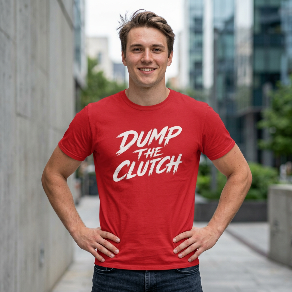 Dump the Clutch T-Shirt — Bold Motorcycle Racing Graphic Tee
