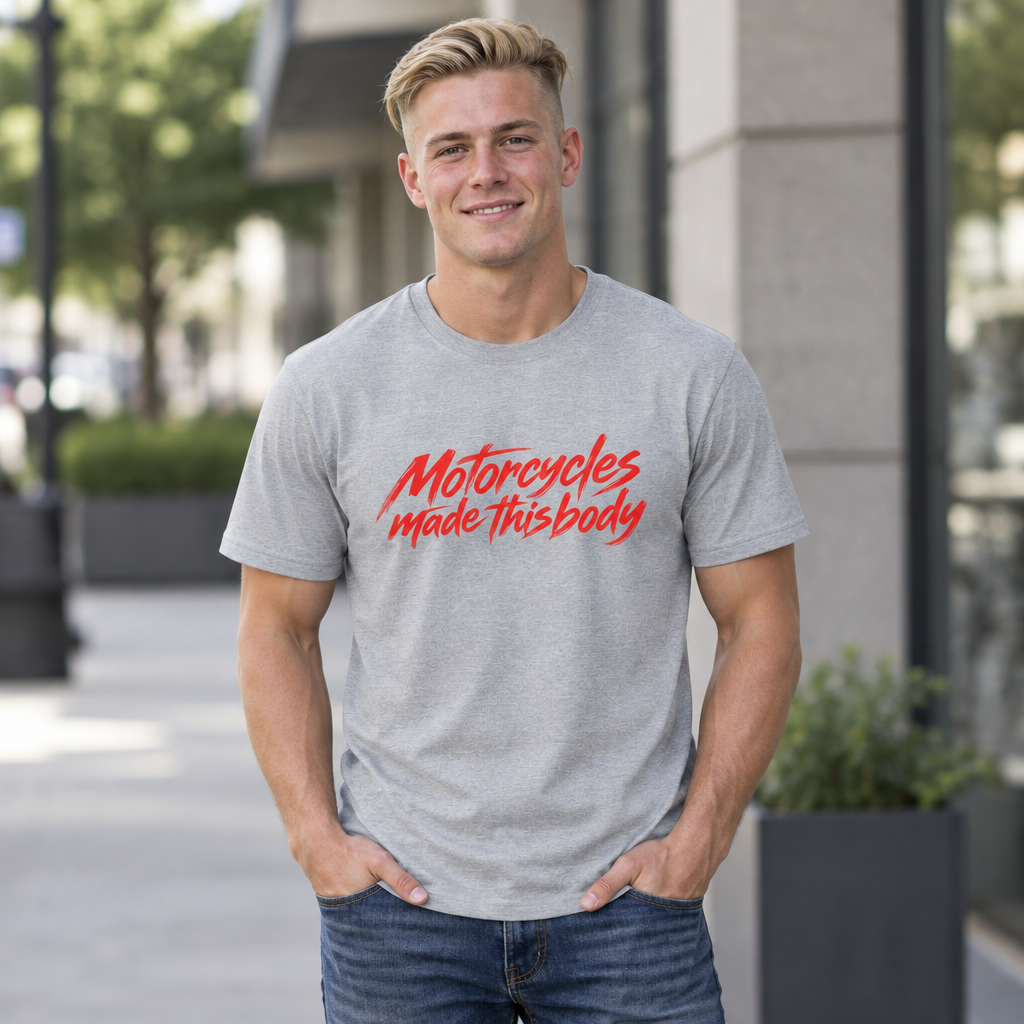 Motorcycles Made This Body T-Shirt – Motorcycle Rider Gift