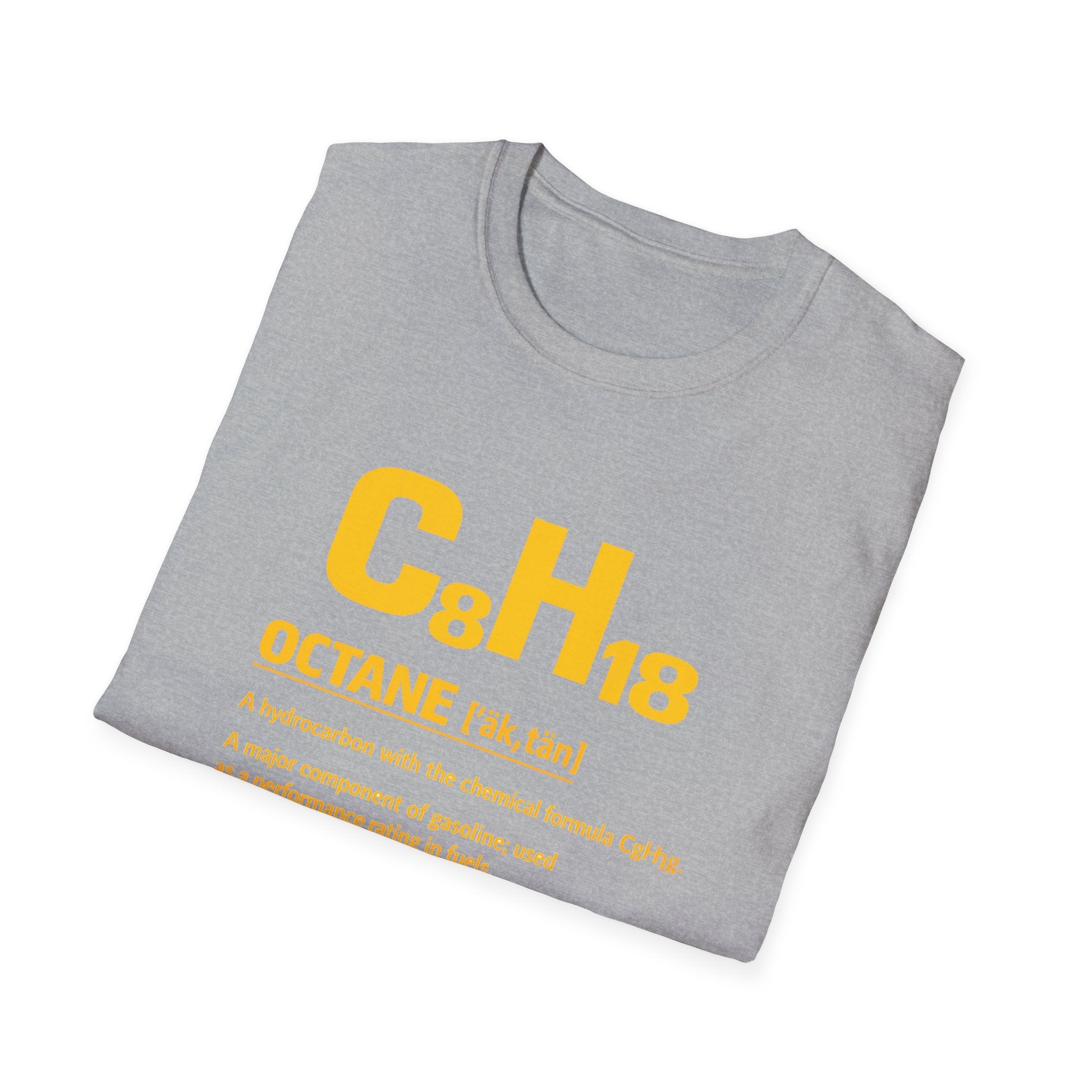 Octane C&H18 Chemistry T-Shirt — Fuel Science Graphic Tee