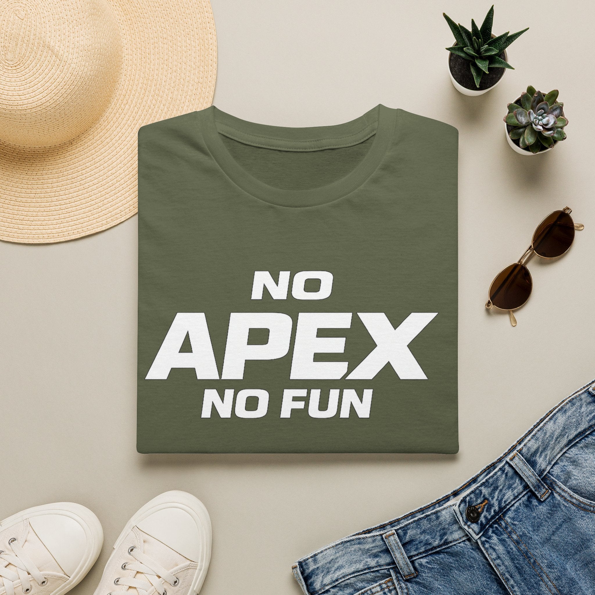 No Apex No Fun T-Shirt — Gamer Meme Graphic Tee for Apex Legends Fans