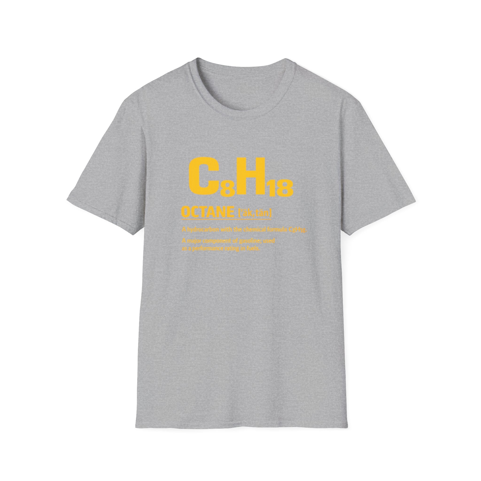 Octane C&H18 Chemistry T-Shirt — Fuel Science Graphic Tee