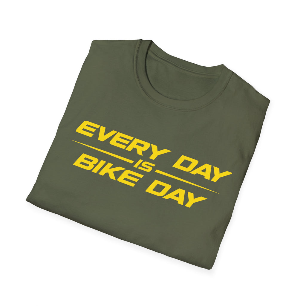 Every Day Is Bike Day T-Shirt — Casual Biker Tee for Bike Lovers