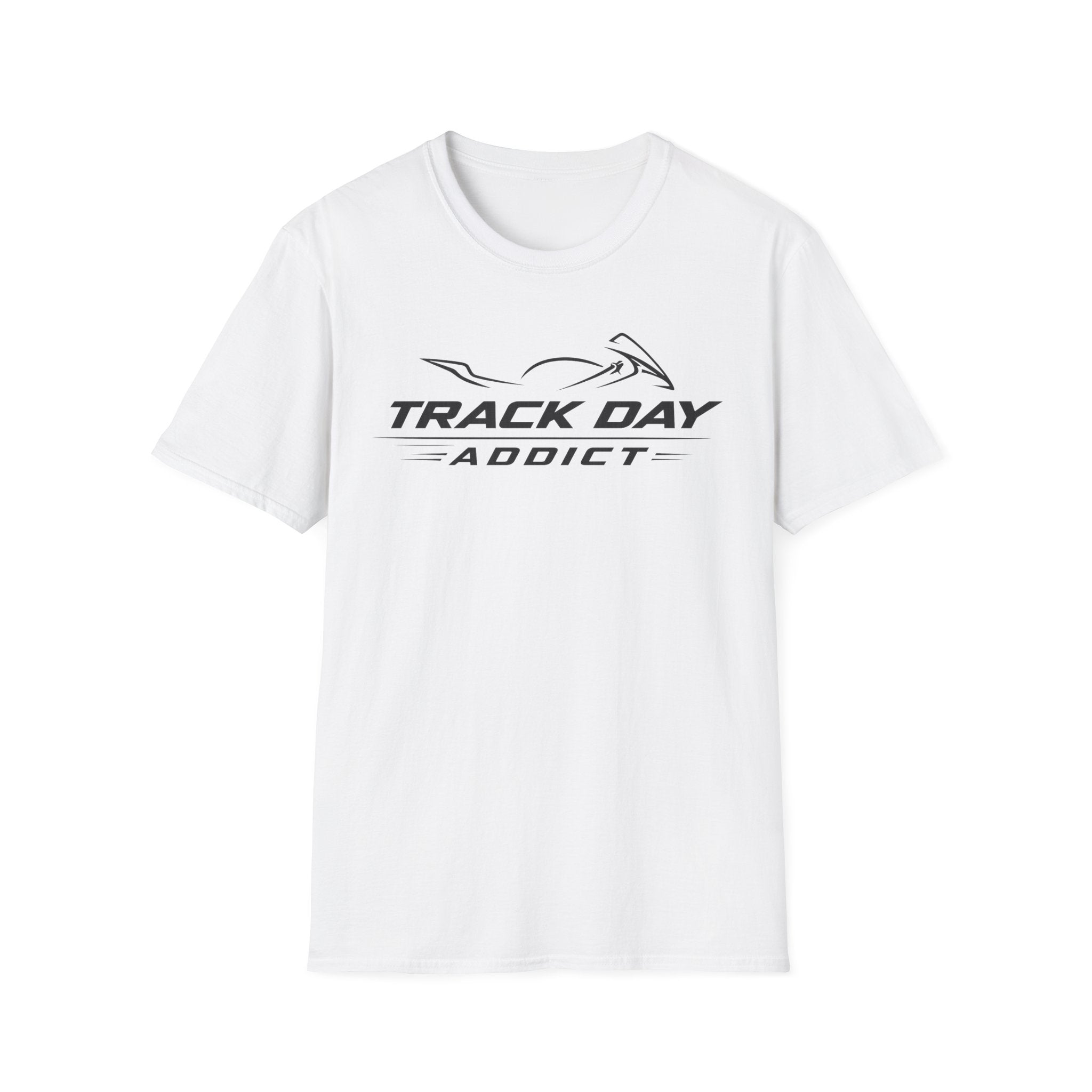 Track Day Addict T-Shirt — Racing Graphic Tee for Motorsport Enthusiasts