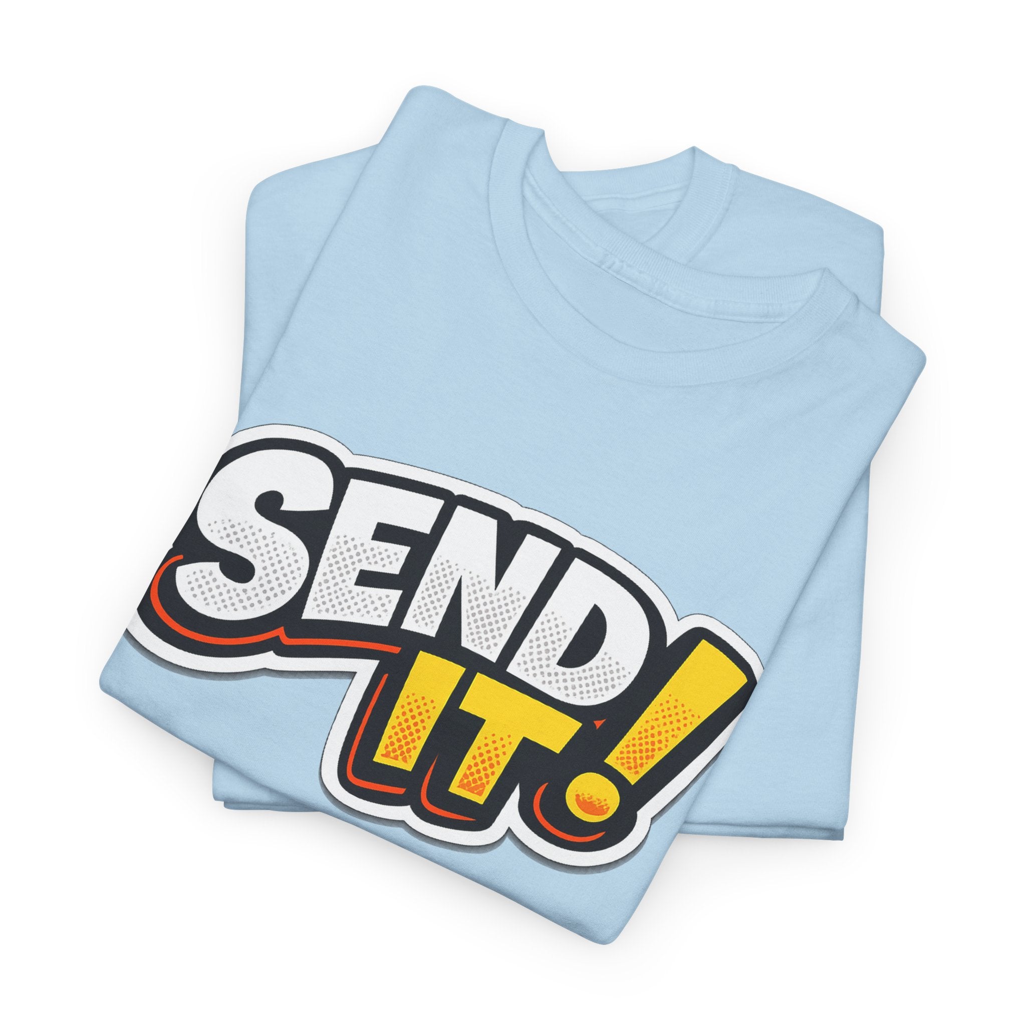 Send It! Graphic Tee — Bold Retro Motocross / Action Sports Shirt