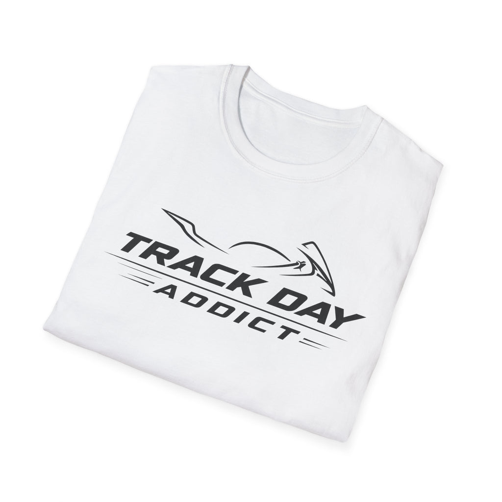 Track Day Addict T-Shirt — Racing Graphic Tee for Motorsport Enthusiasts
