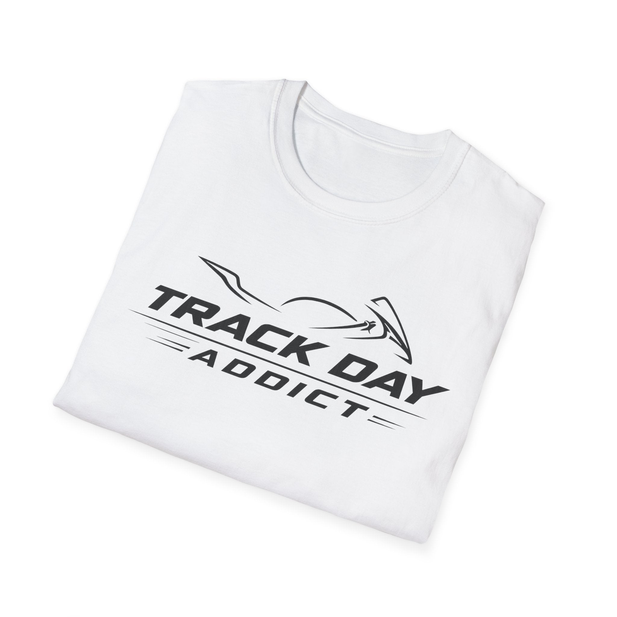 Track Day Addict T-Shirt — Racing Graphic Tee for Motorsport Enthusiasts