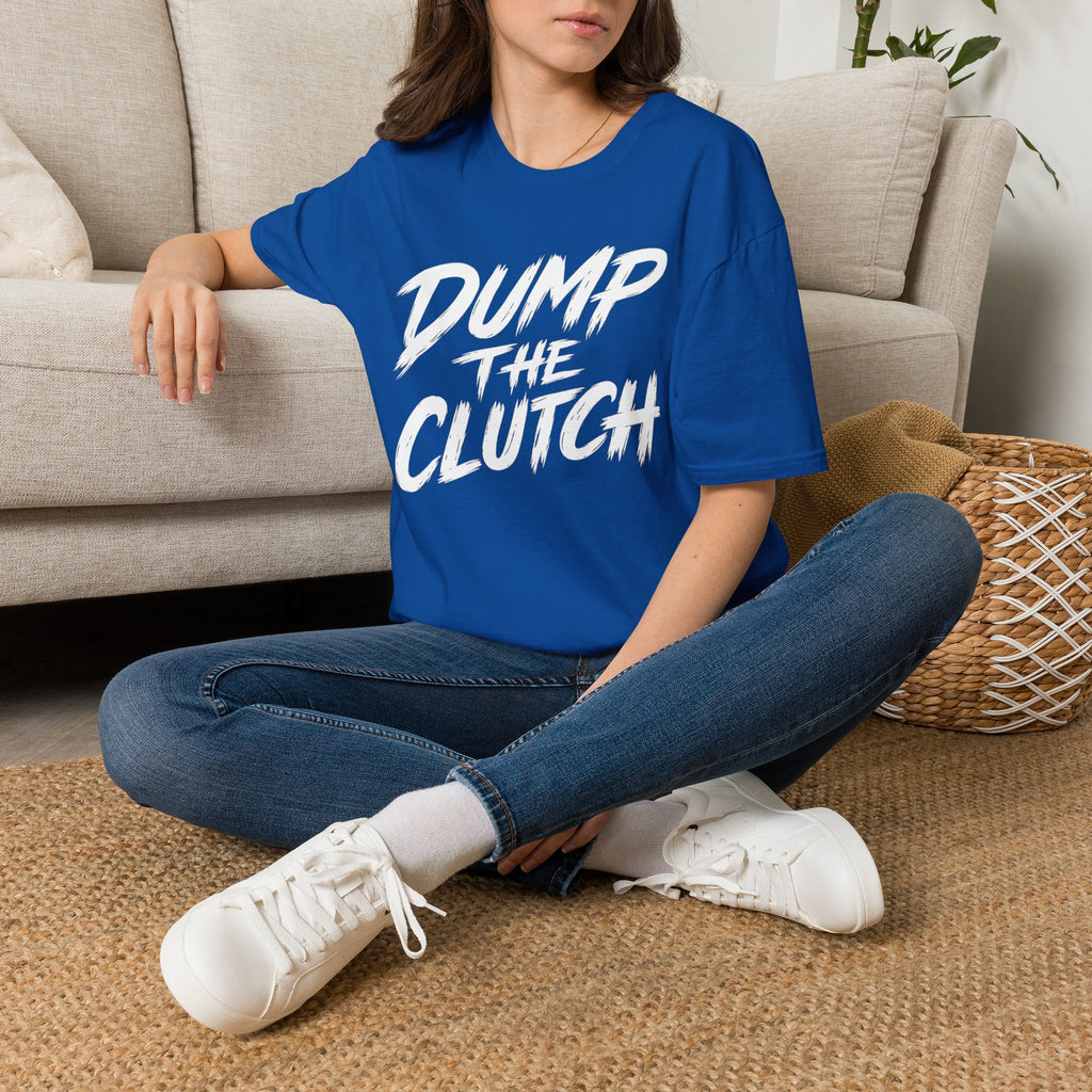 Dump the Clutch T-Shirt — Bold Motorcycle Racing Graphic Tee