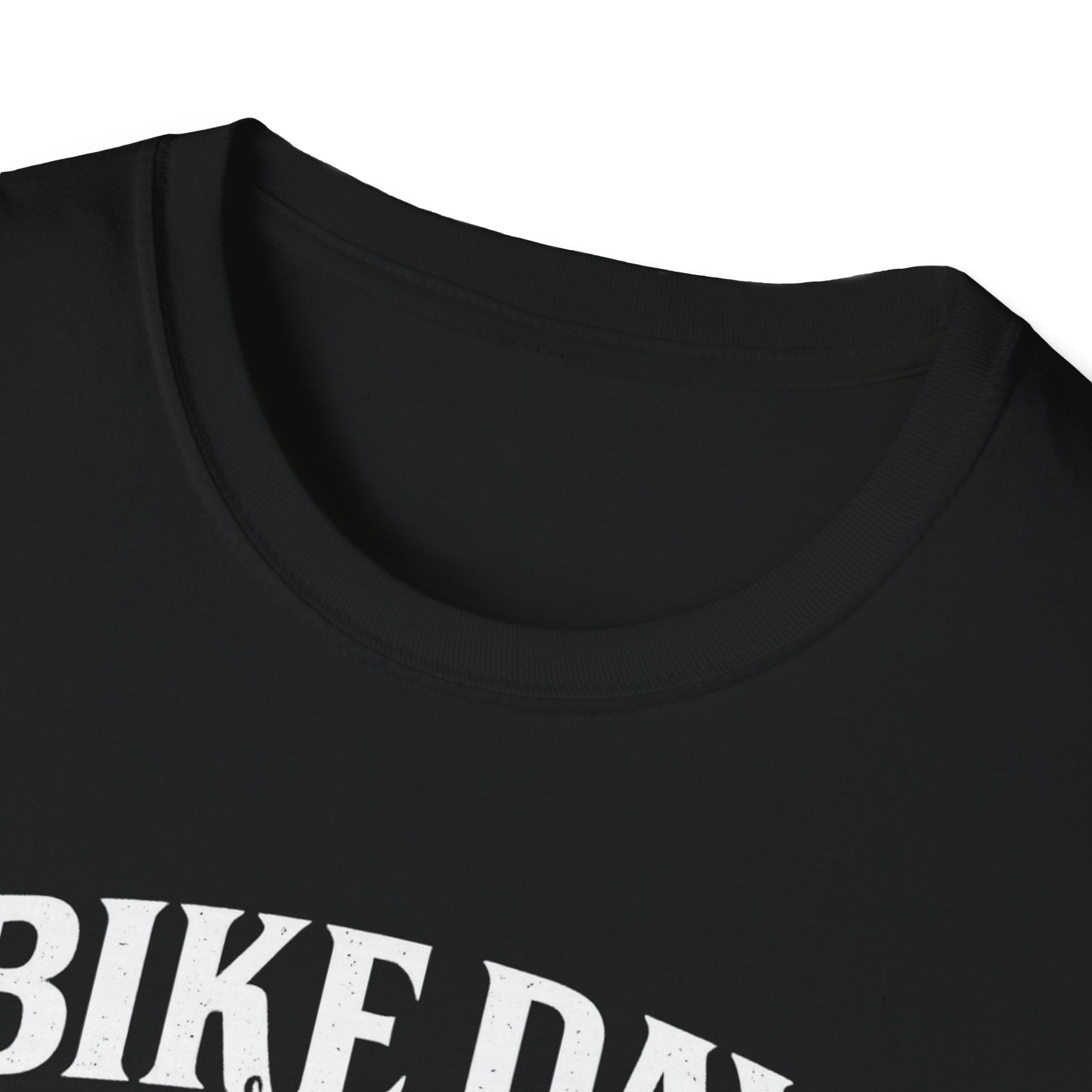 T-Shirt — "Bike Day" Biker Helmet Graphic Tee