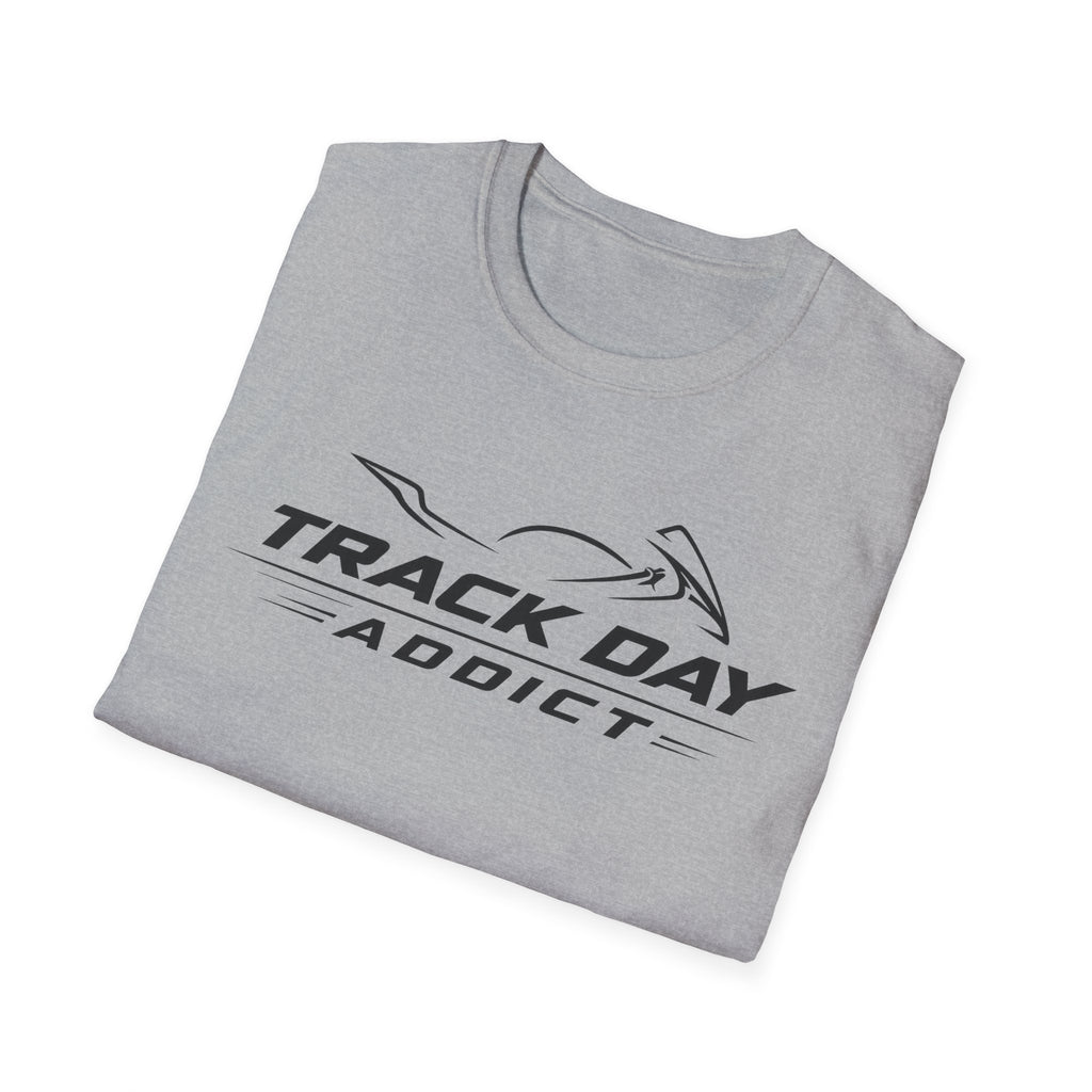 Track Day Addict T-Shirt — Racing Graphic Tee for Motorsport Enthusiasts