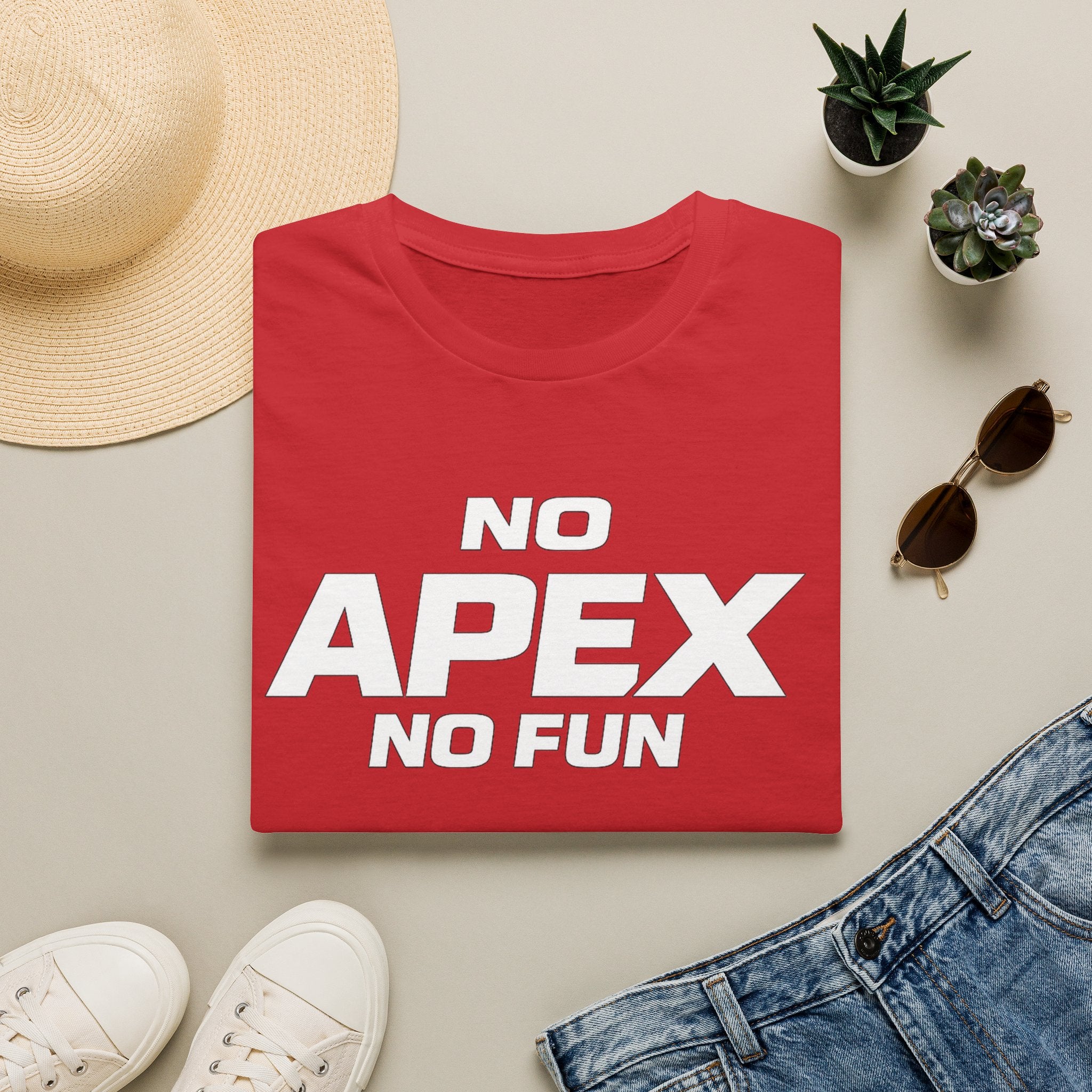 No Apex No Fun T-Shirt — Gamer Meme Graphic Tee for Apex Legends Fans