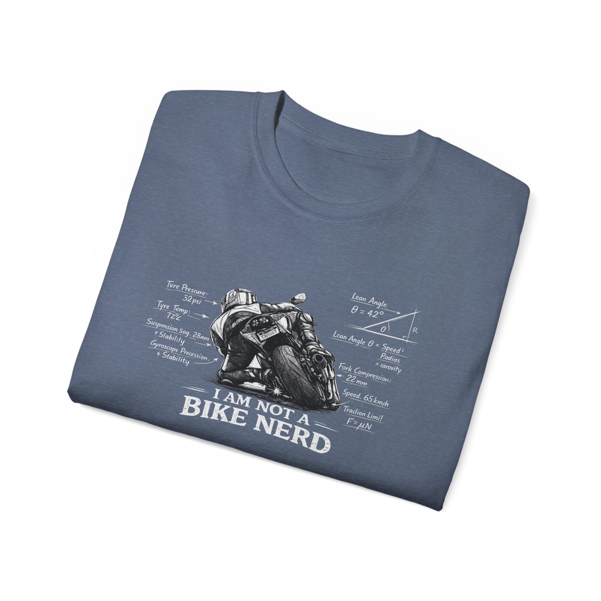 Motorcycle T-Shirt — "I Am Not A Bike Nerd" Graphic Tee for Riders