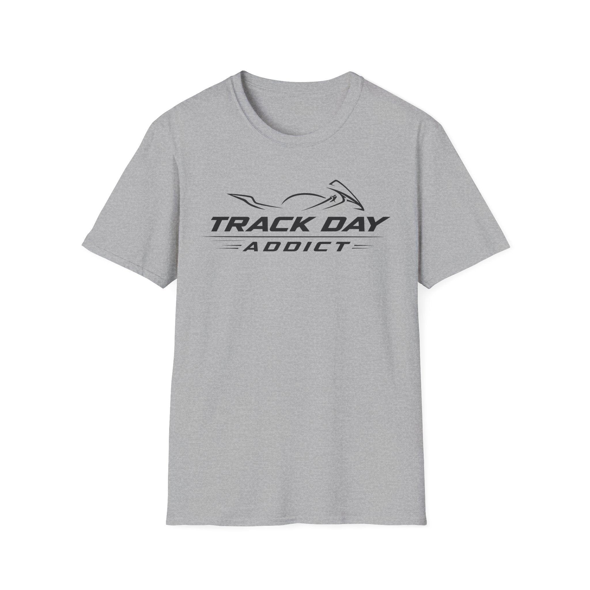 Track Day Addict T-Shirt — Racing Graphic Tee for Motorsport Enthusiasts