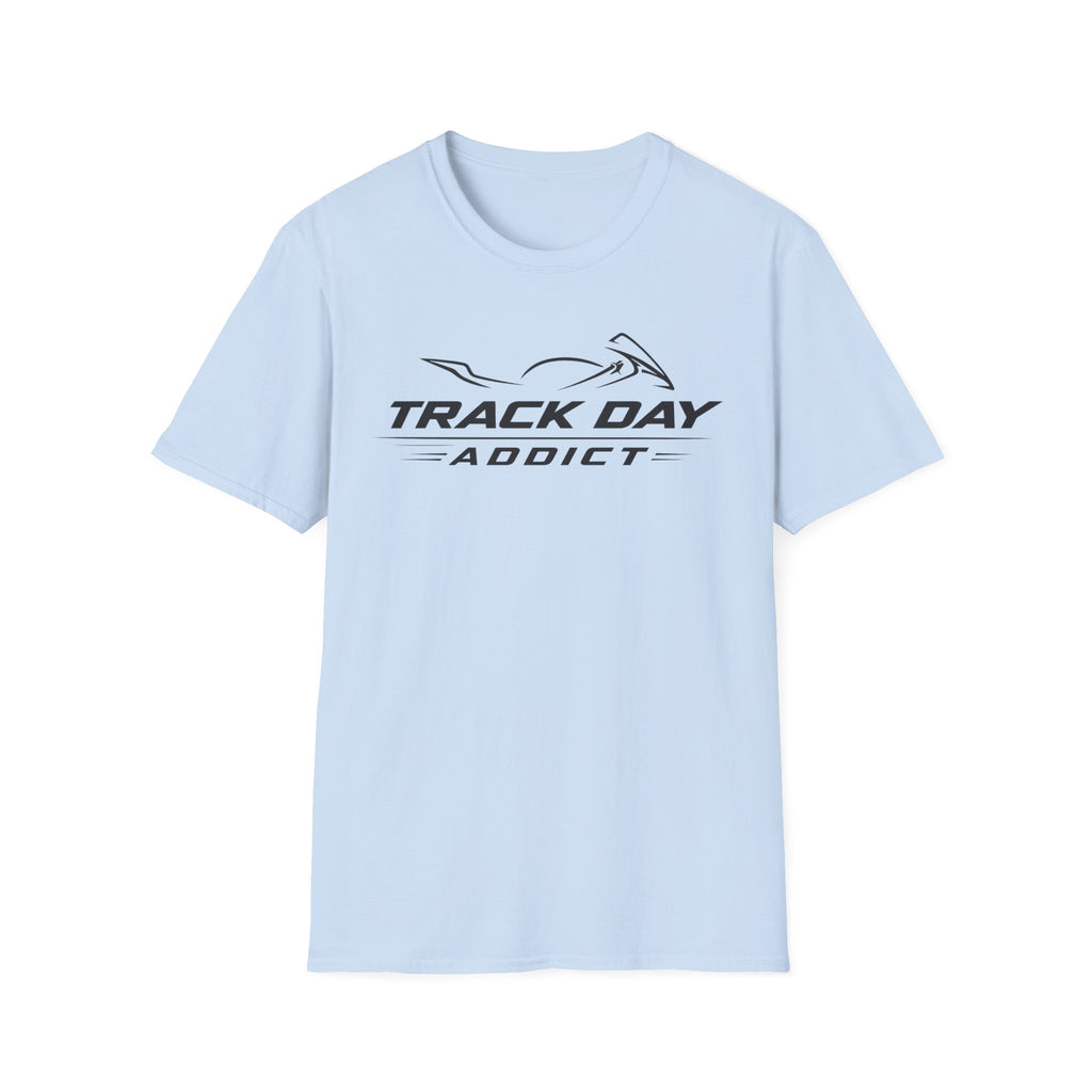 Track Day Addict T-Shirt — Racing Graphic Tee for Motorsport Enthusiasts