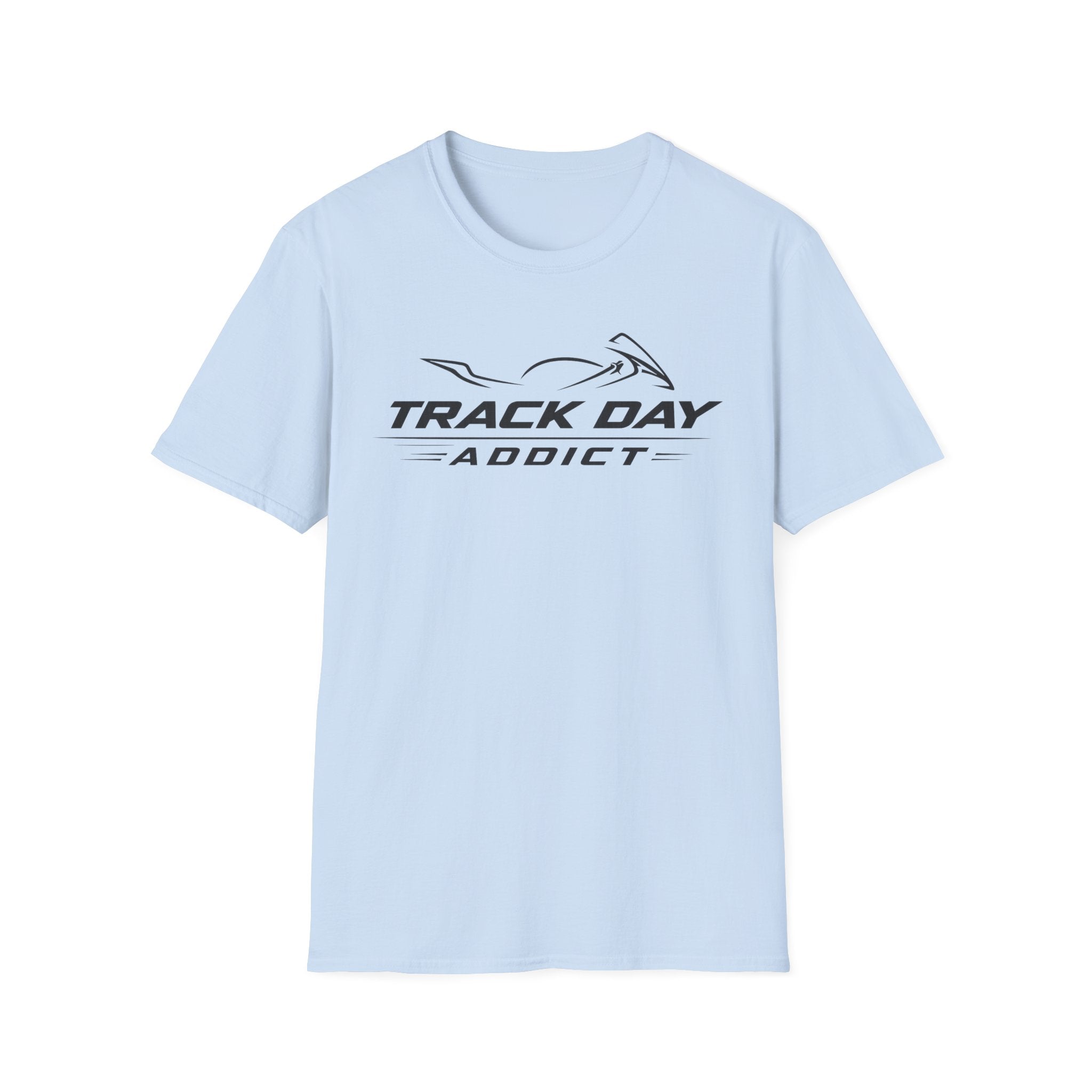 Track Day Addict T-Shirt — Racing Graphic Tee for Motorsport Enthusiasts