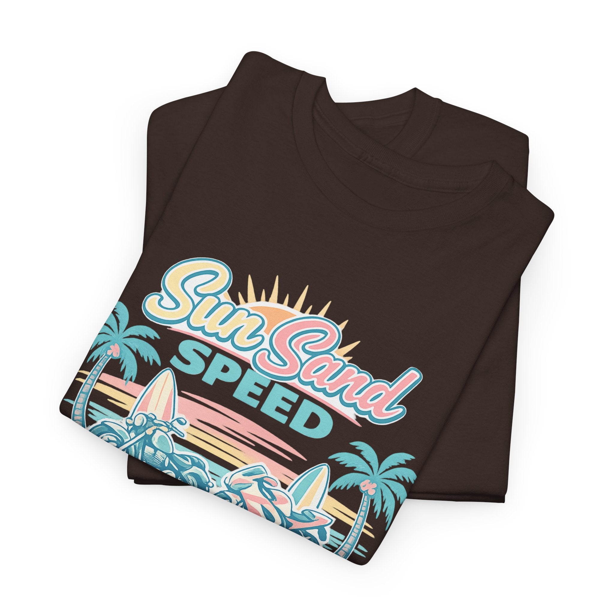 Sun, Sand & Speed Myrtle Beach T-Shirt — Vintage Beach Racer Tee