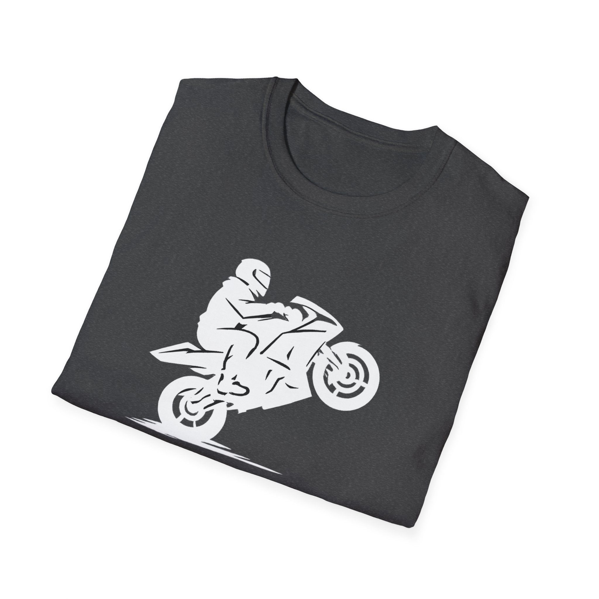 Motorcycle T-Shirt — "Wheelie Master" Front & "If You Can Read This... I Am Probably Doing a Wheelie" Back