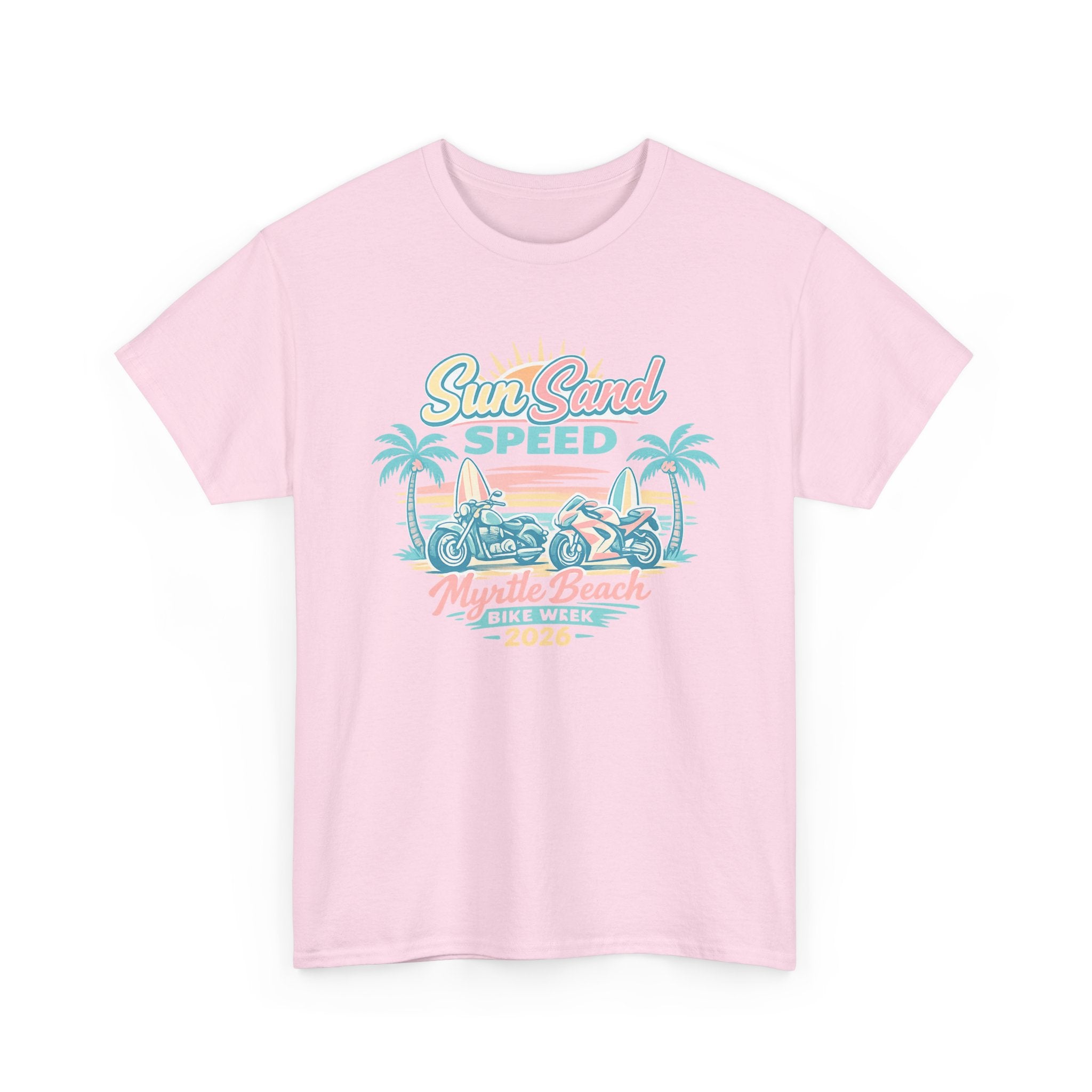 Sun, Sand & Speed Myrtle Beach T-Shirt — Vintage Beach Racer Tee