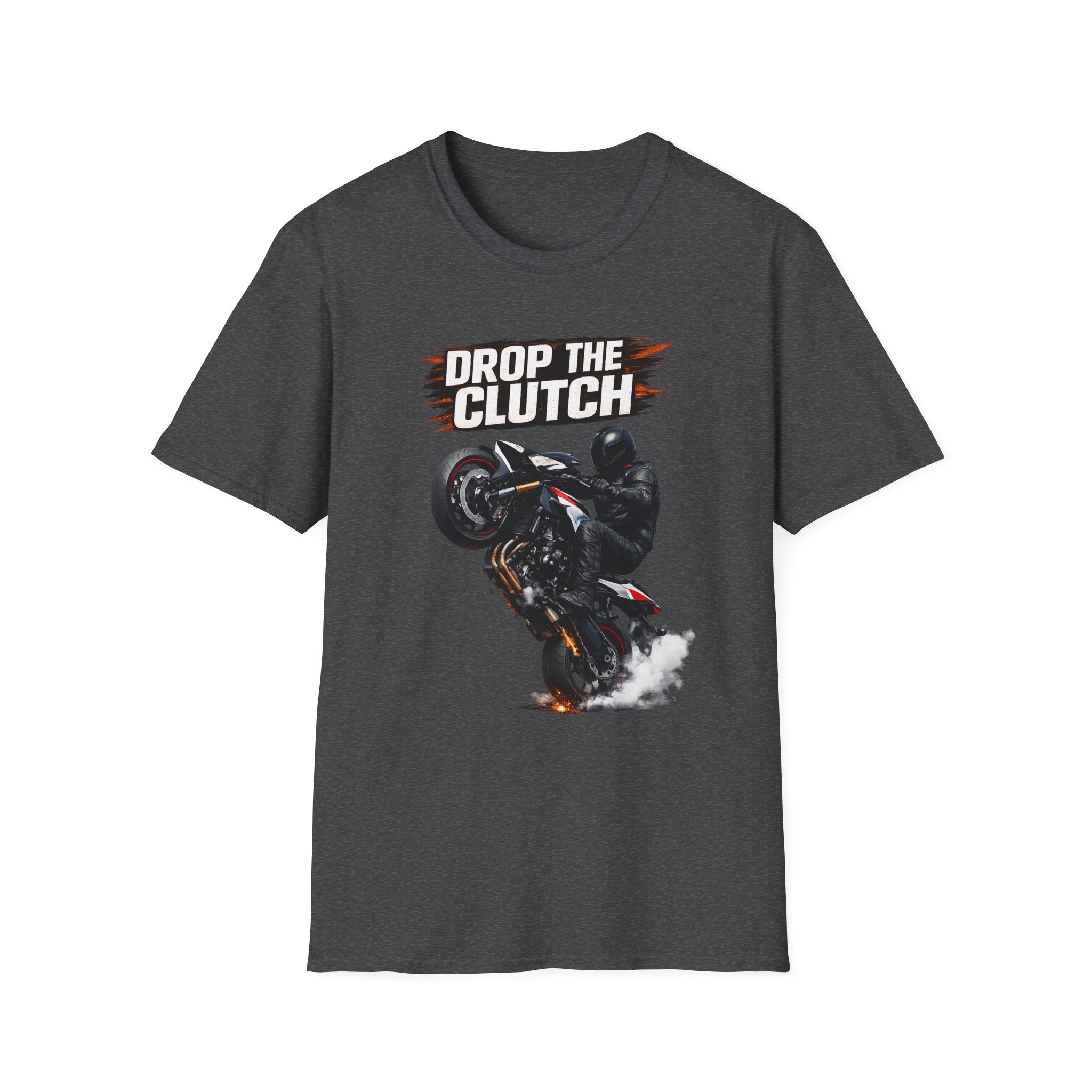 Drop the Clutch Motorcycle T-Shirt – Wheelie Rider Graphic Tee